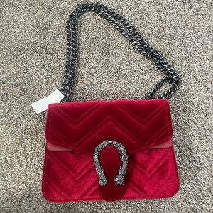 Red Velvet Purse
